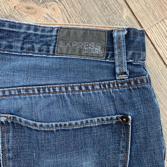 Express Rocco Slim Fit Straight Leg Jeans. - Picture 2 of 8